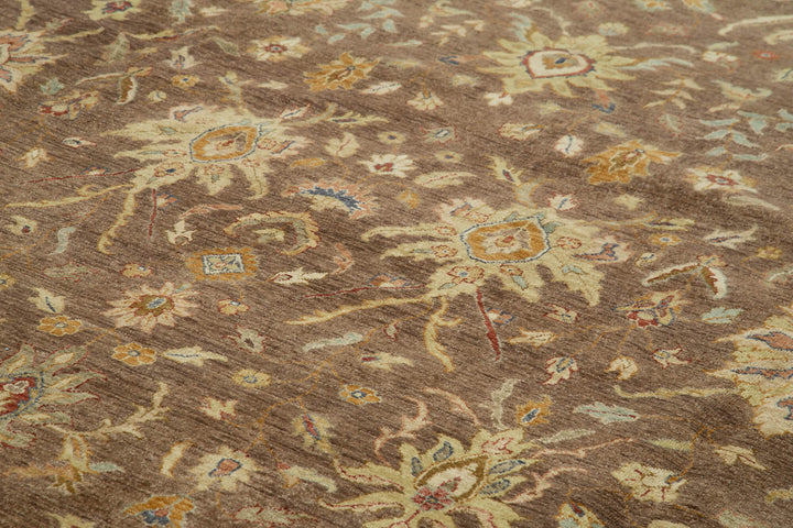 12x18 Hand-Knotted Wool Oushak Rug - 35933