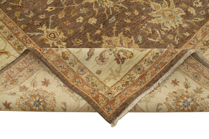 12x18 Hand-Knotted Wool Oushak Rug - 35933