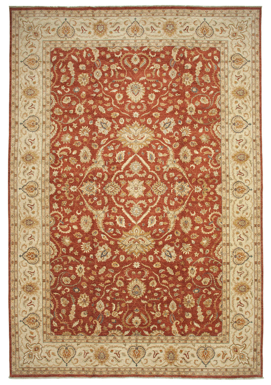 12x18 Beige Oushak Rug - 35937