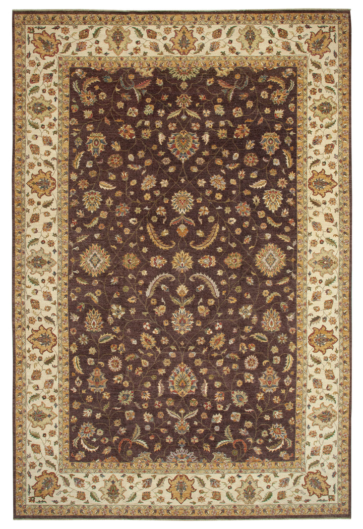12x18 Beige Oushak Rug - 35939