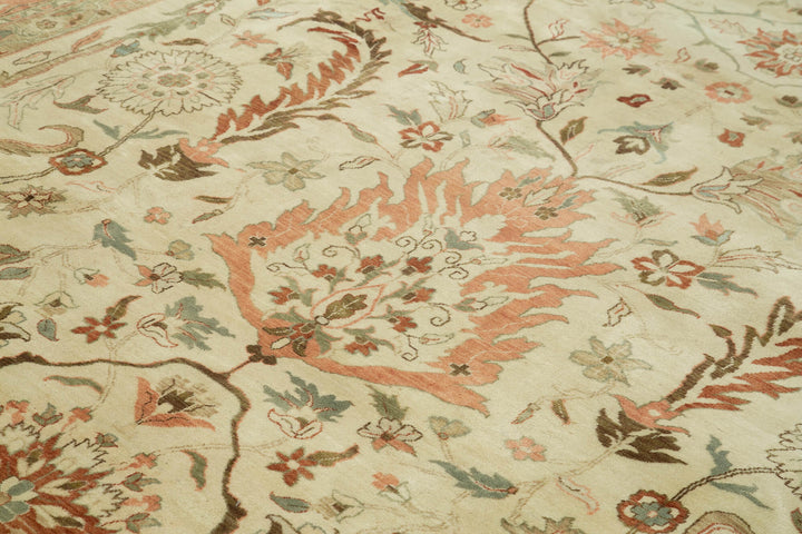 12x18 Beige Oushak Rug - 35945