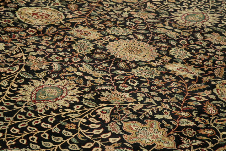 13x17 Black Oushak Rug - 35950