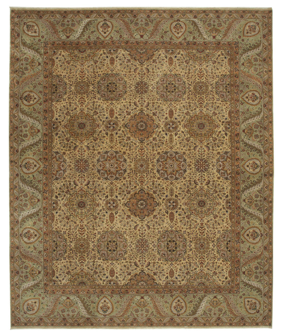12x15 Beige Oushak Rug - 35951