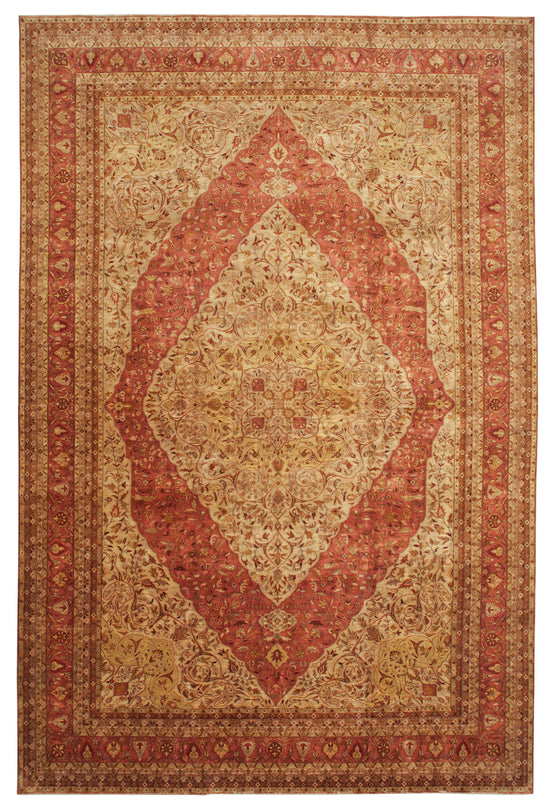 11x17 Red Oushak Rug - 35958