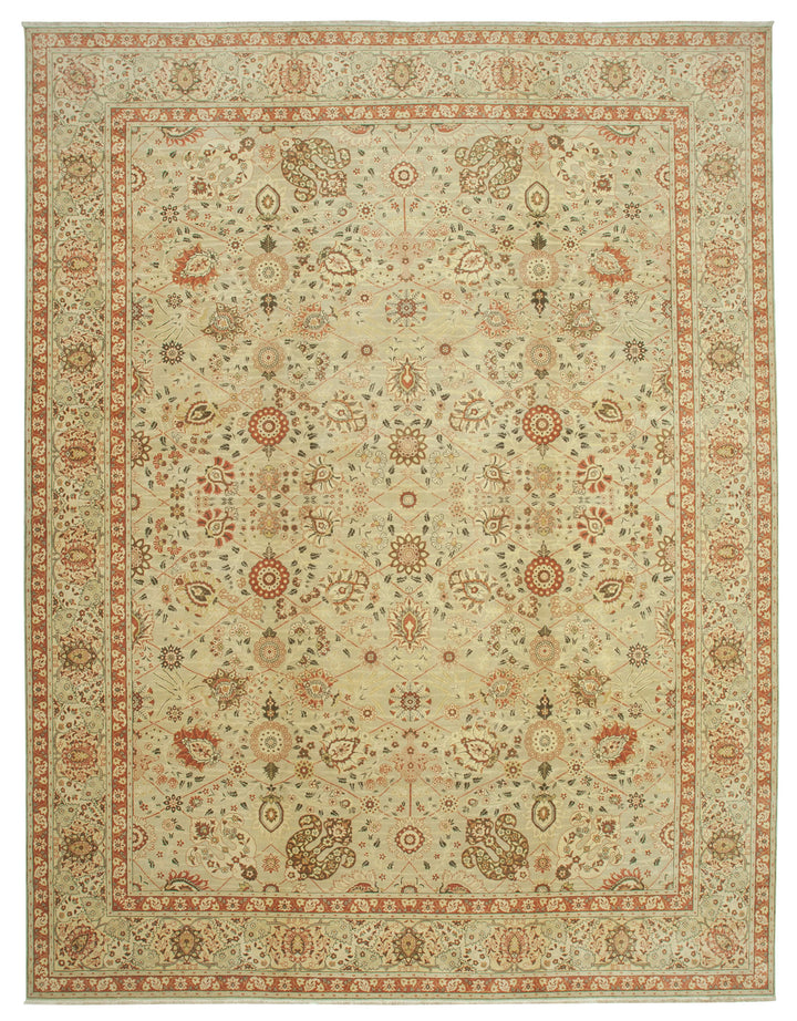 12x16 Beige Oushak Rug - 35960