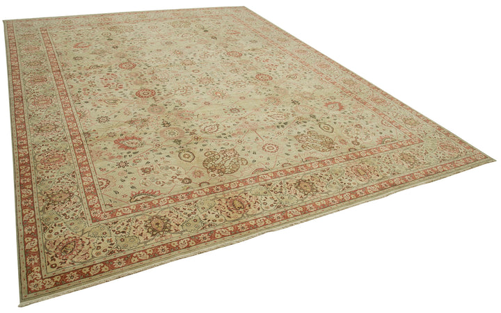 12x16 Beige Oushak Rug - 35960