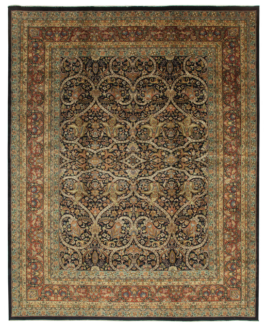 11x14 Multicolor Oushak Rug - 35962