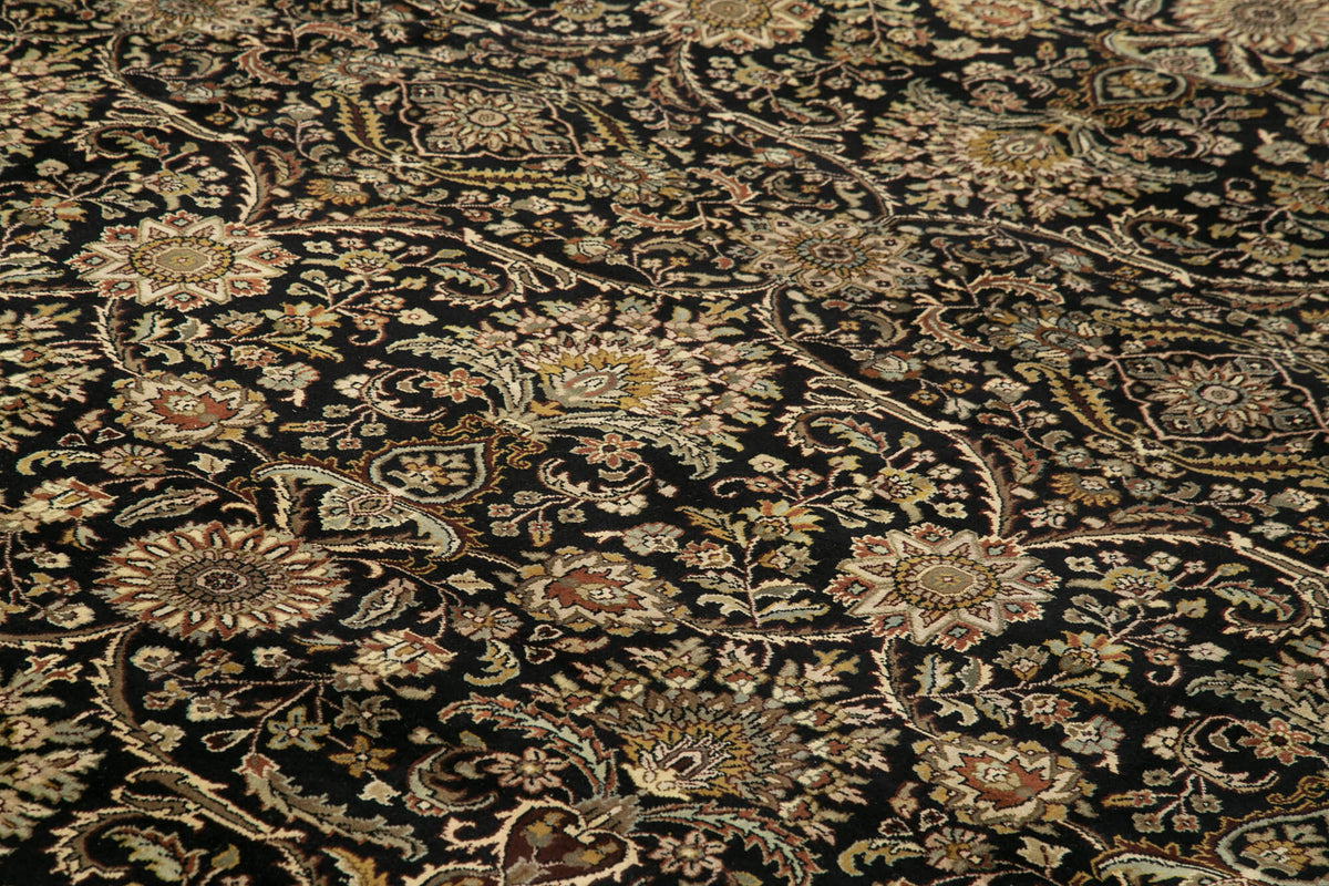 12x15 Black Oushak Rug - 35963
