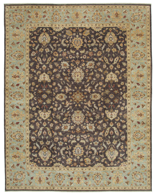 12x15 Brown Oushak Rug - 35968