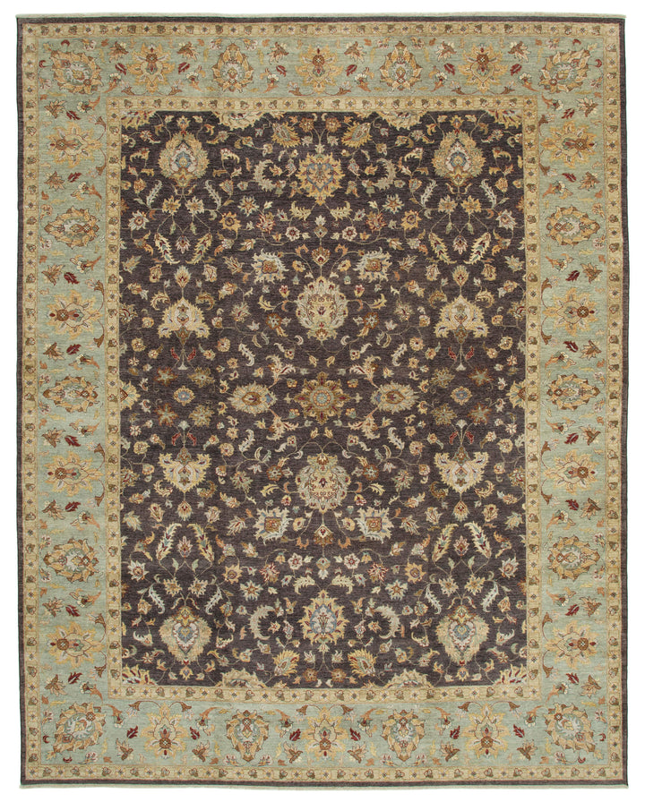 12x15 Brown Oushak Rug - 35968