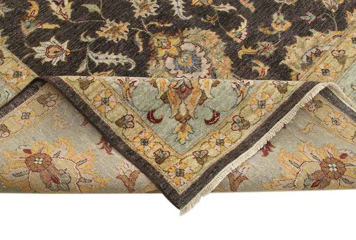 12x15 Brown Oushak Rug - 35968