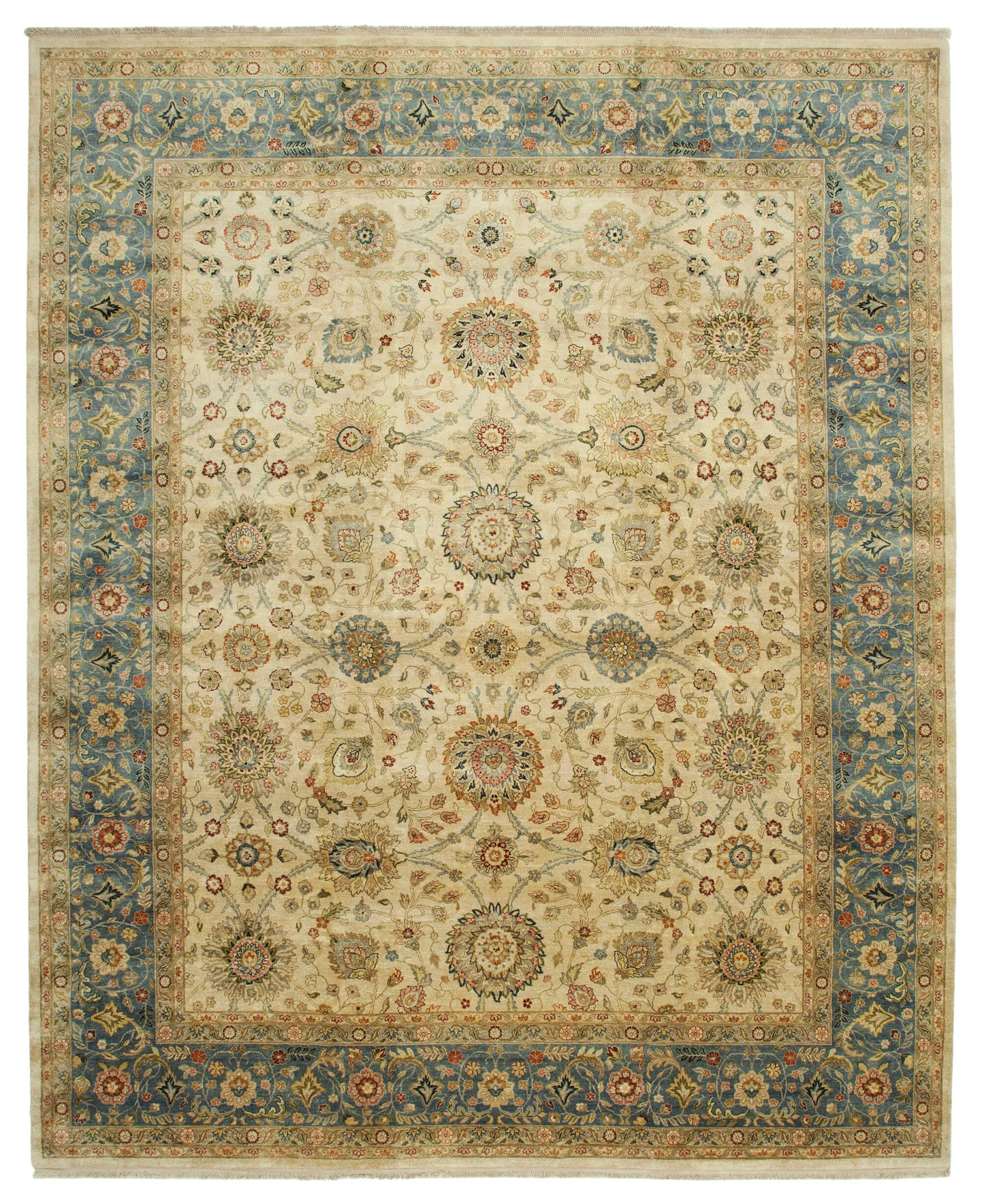 12x15 Beige Oushak Rug - 35971