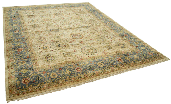 12x15 Beige Oushak Rug - 35971
