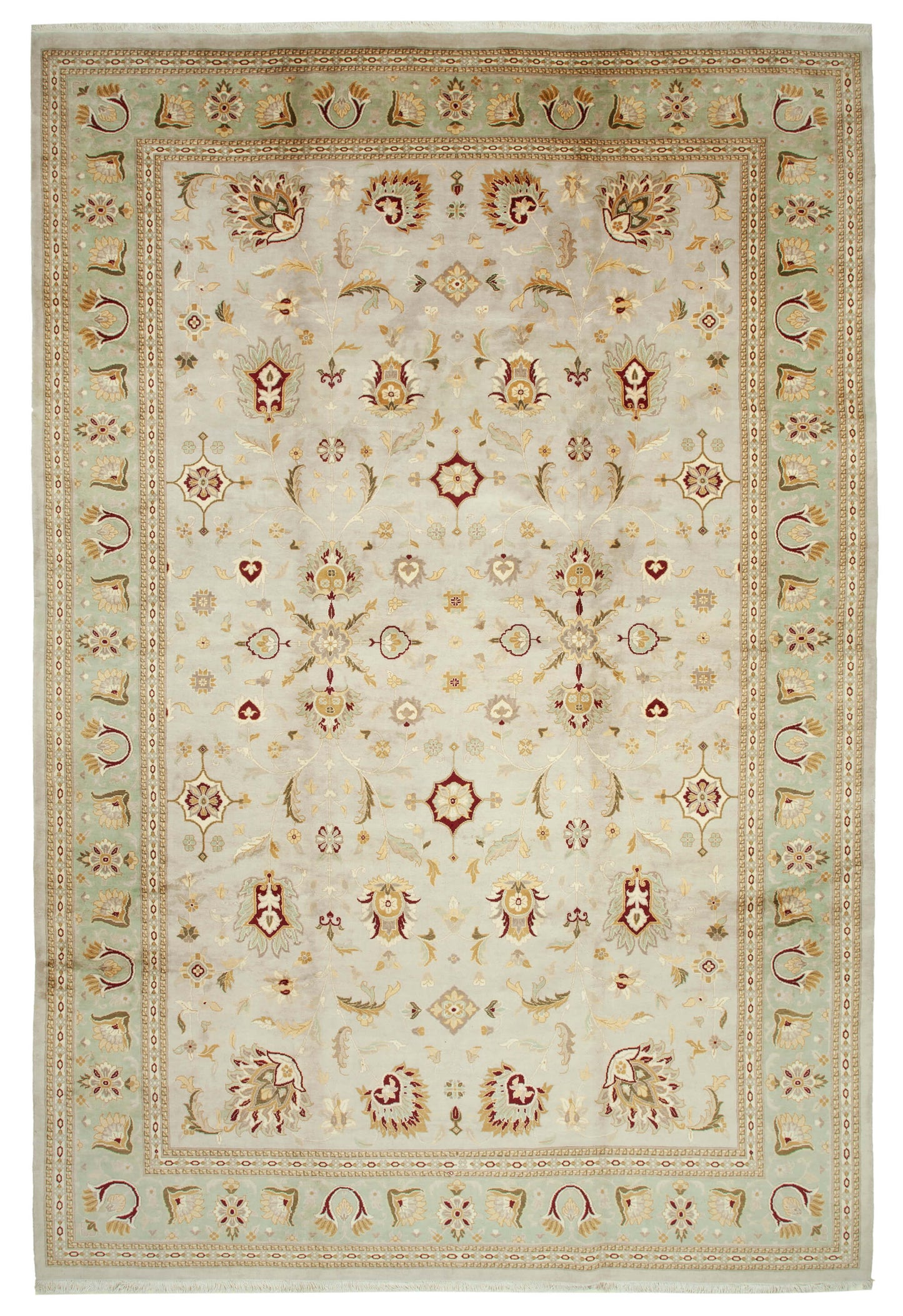 12x18 Beige Oushak Rug - 35979