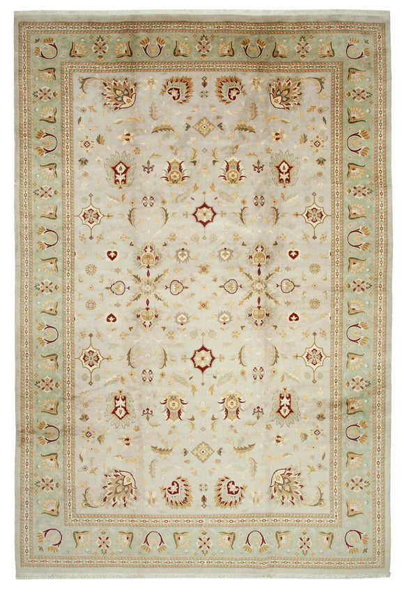 12x18 Beige Oushak Rug - 35979