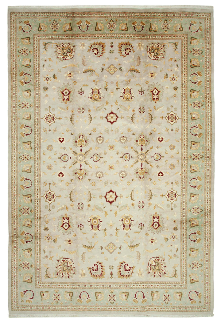 12x18 Beige Oushak Rug - 35979