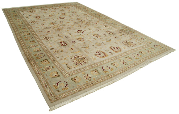 12x18 Beige Oushak Rug - 35979
