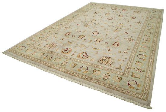 12x18 Beige Oushak Rug - 35979
