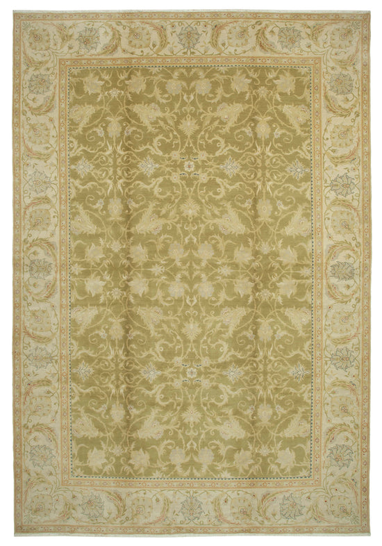 12x17 Beige Oushak Rug - 35980