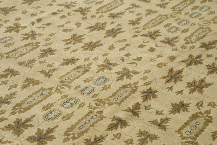 12x14 Beige Oushak Rug - 35984