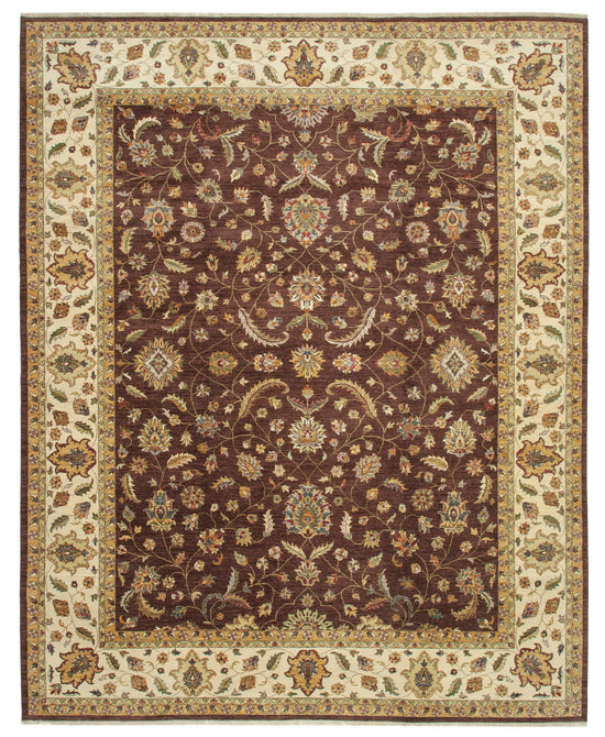 12x15 Brown Oushak Rug - 35985