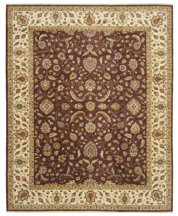 12x15 Brown Oushak Rug - 35985