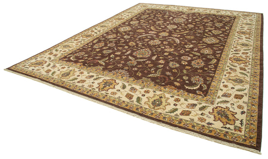 12x15 Brown Oushak Rug - 35985