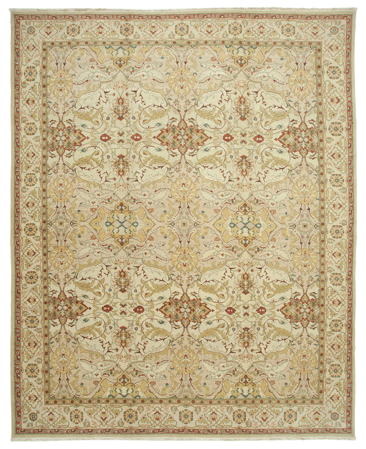 12x15 Beige Oushak Rug - 35991