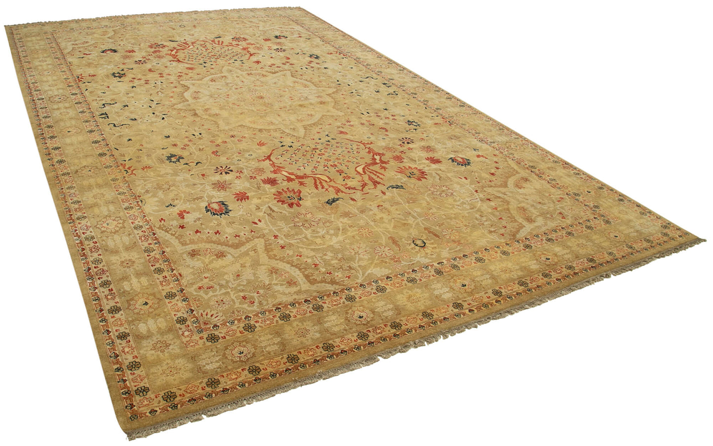 11x17 Beige Oushak Rug - 35993