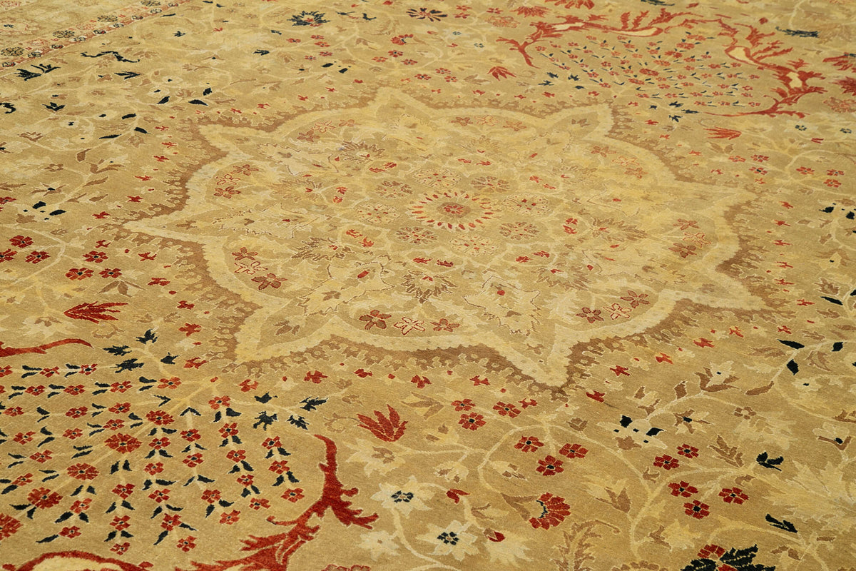 11x17 Beige Oushak Rug - 35993