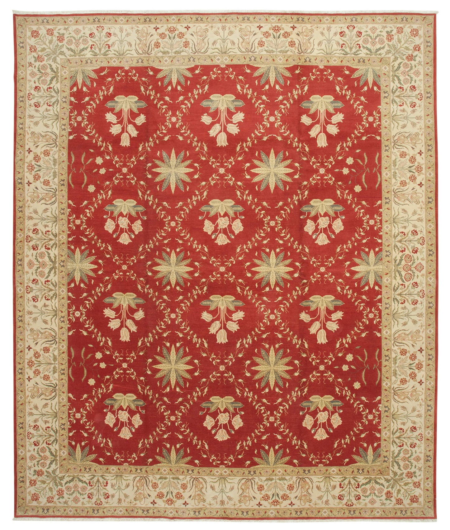 12x14 Red Oushak Rug - 35995