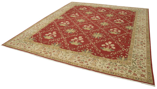 12x14 Red Oushak Rug - 35995