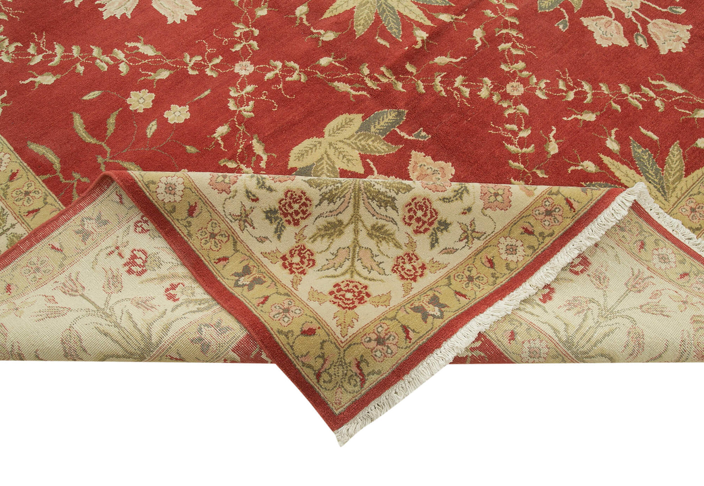 12x14 Red Oushak Rug - 35995