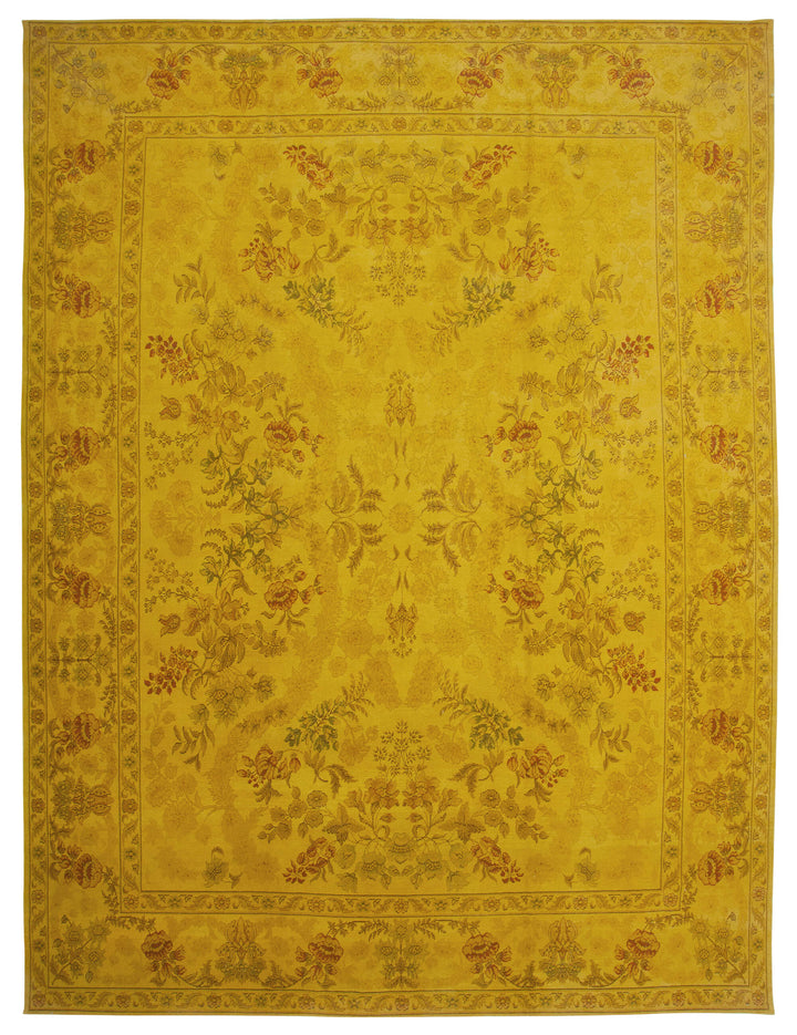 12x16 Yellow Oushak Rug - 35996