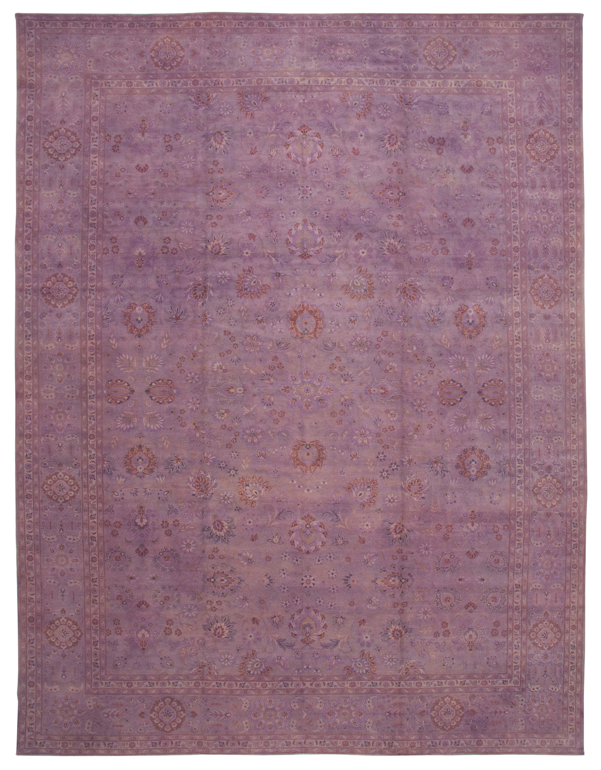 13x17 Purple Oushak Rug - 35997