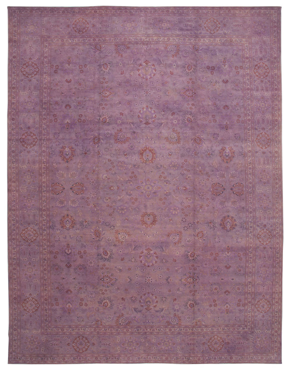 13x17 Purple Oushak Rug - 35997