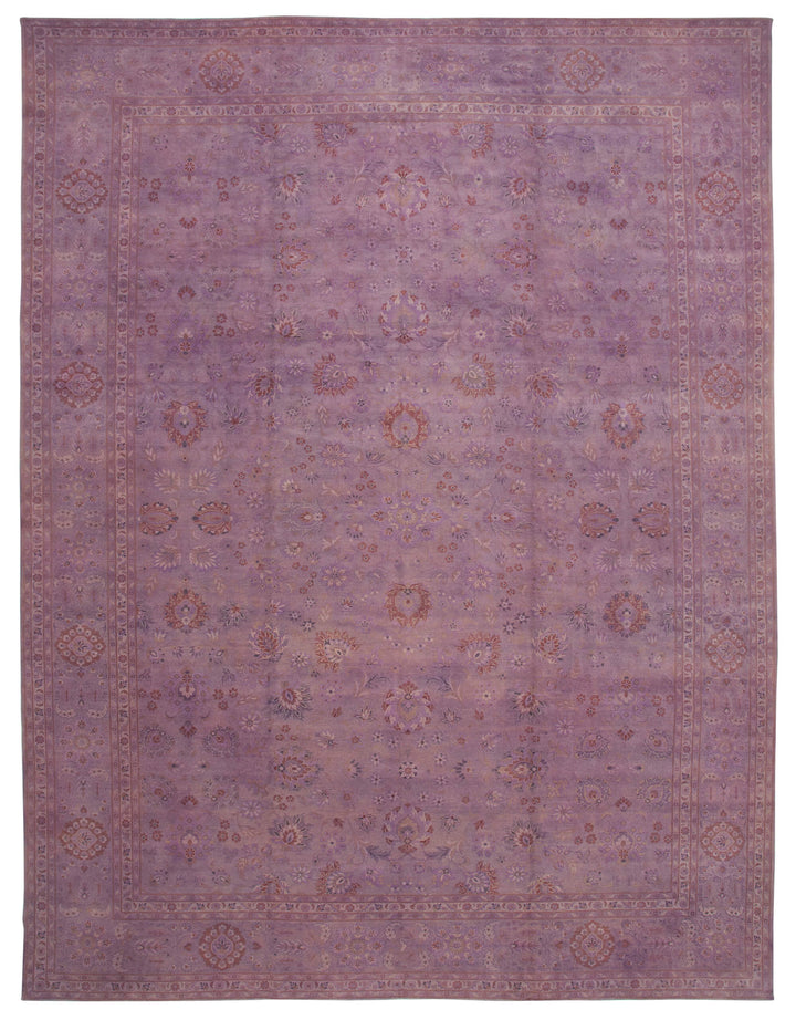 13x17 Purple Oushak Rug - 35997
