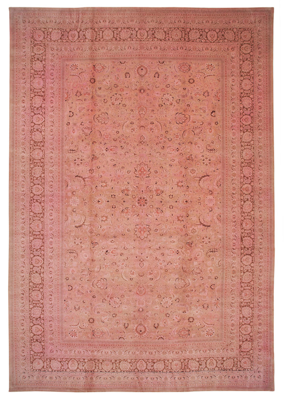 13x19 Pink Oushak Rug - 35998