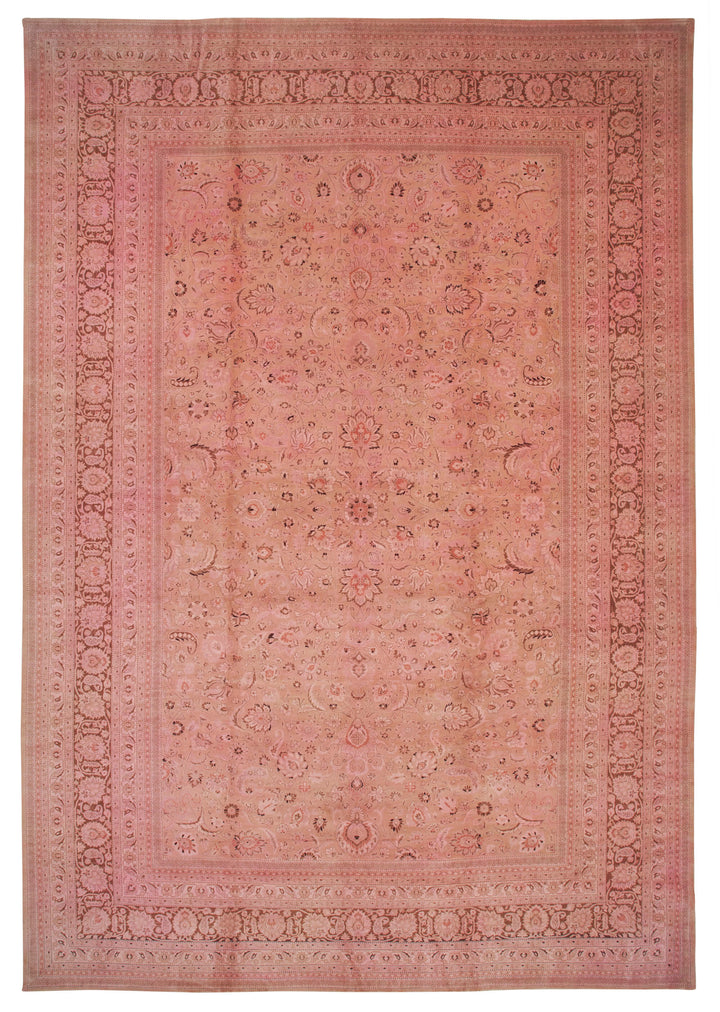 13x19 Pink Oushak Rug - 35998