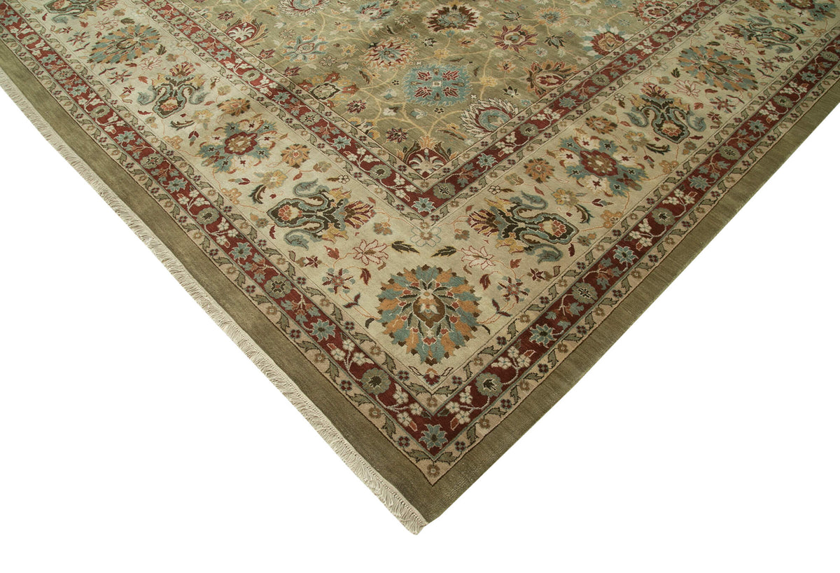 12x15 Brown Oushak Rug - 36000