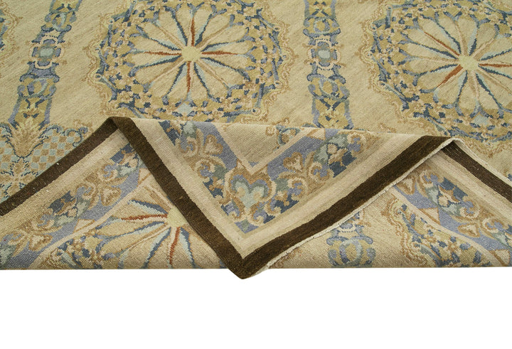 14x20 Beige Oushak Rug - 36003