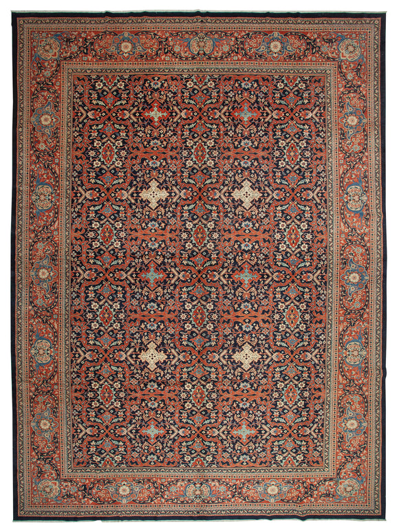 14x19 Multicolor Oushak Rug - 36009