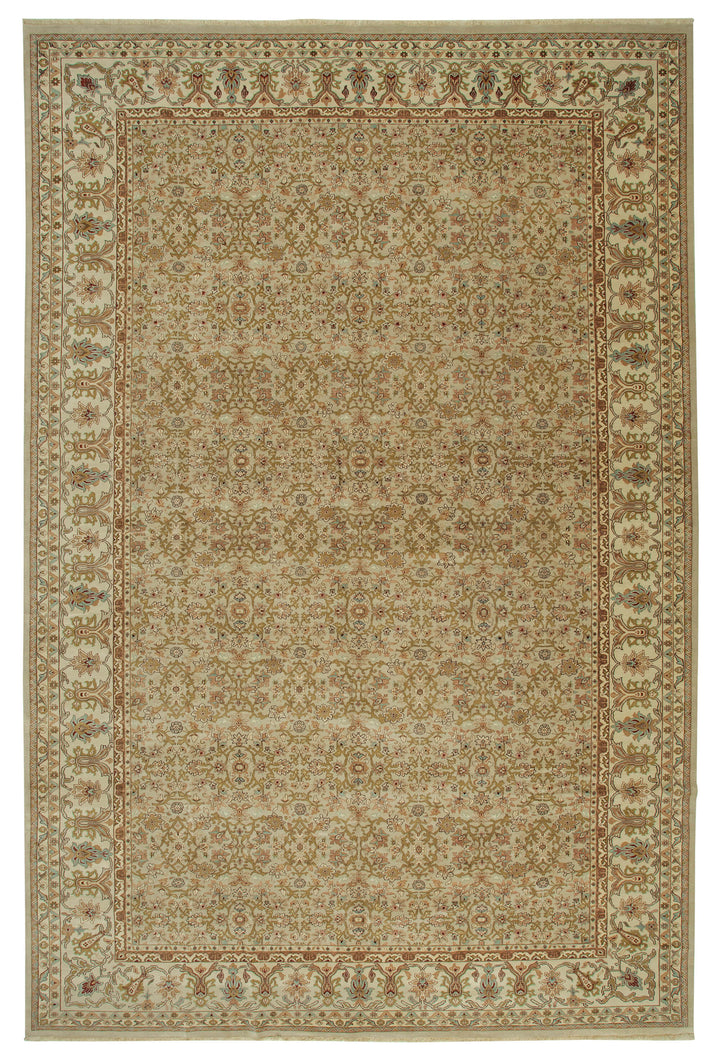 12x18 Beige Oushak Rug - 36011