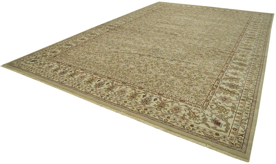 12x18 Beige Oushak Rug - 36011