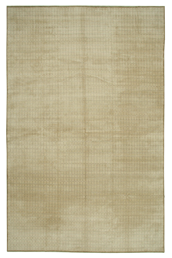 12x19 Beige Oushak Rug - 36020