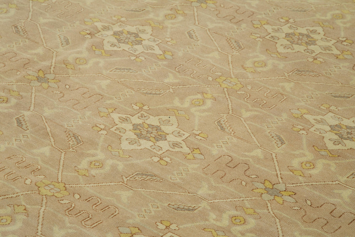 12x15 Beige Oushak Rug - 36035