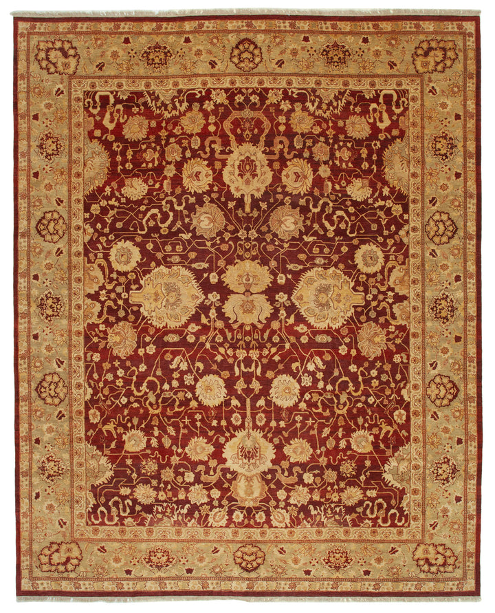 12x15 Hand-Knotted Wool Oushak Rug - 36037