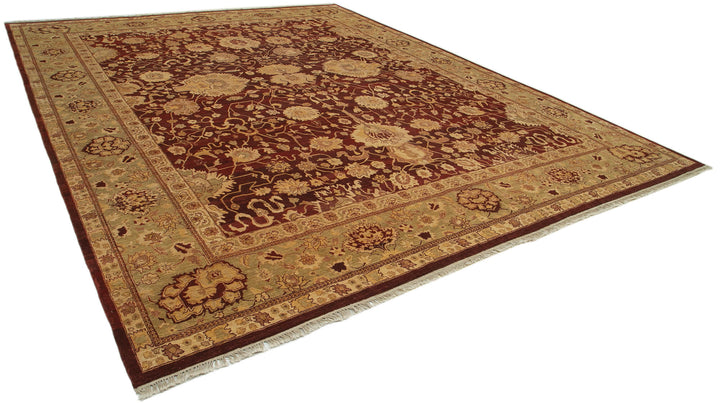 12x15 Hand-Knotted Wool Oushak Rug - 36037