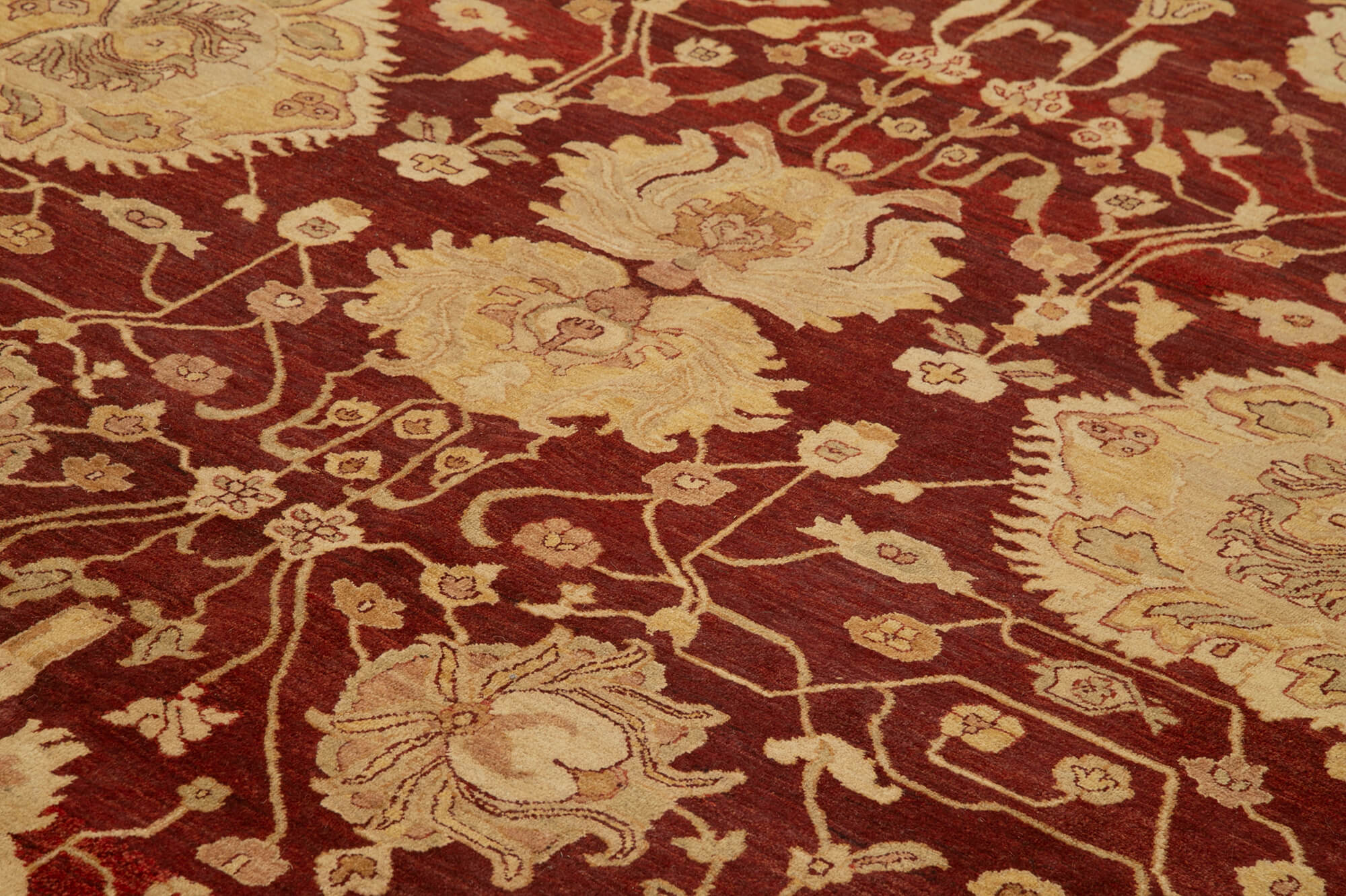 12x15 Hand-Knotted Wool Oushak Rug - 36037