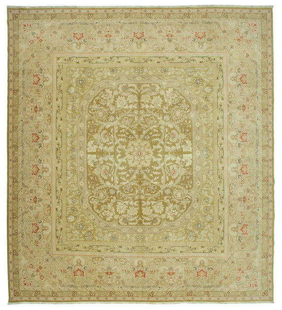 13x15 Beige Oushak Rug - 36039